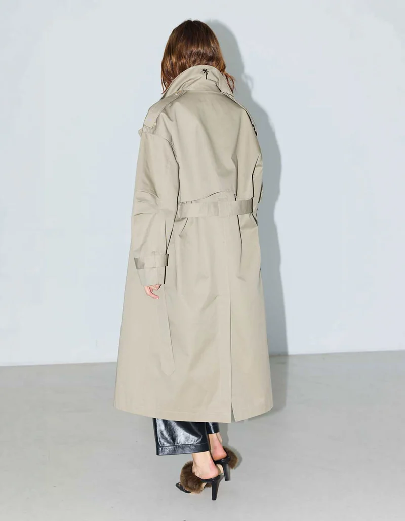 Doppelreihiger Trenchcoat Joely mit Bindegürtel