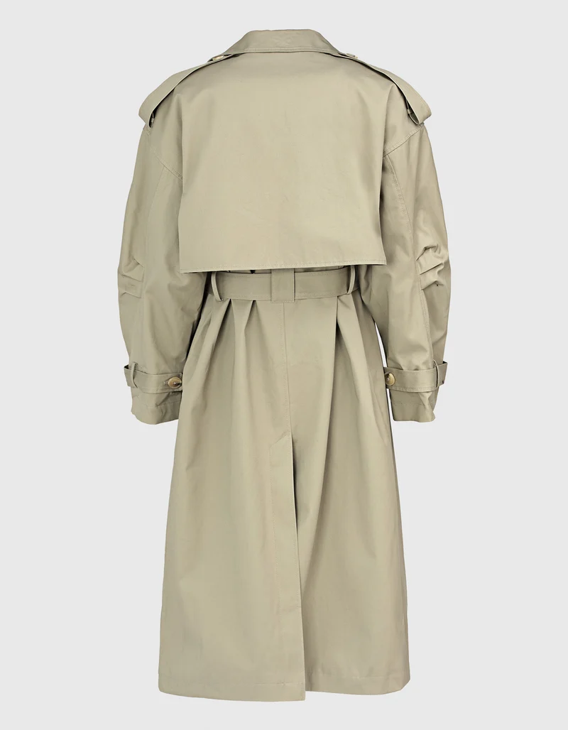 Doppelreihiger Trenchcoat Joely mit Bindegürtel