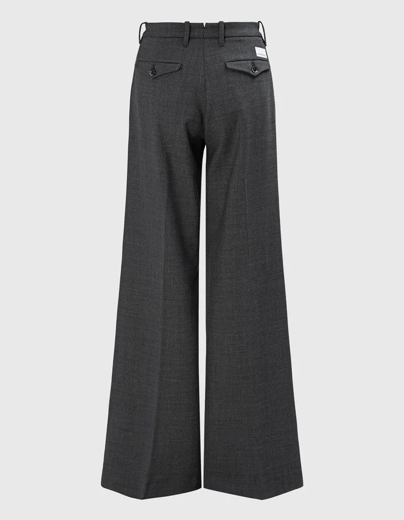 Wide-Leg Woll-Hose Nadia