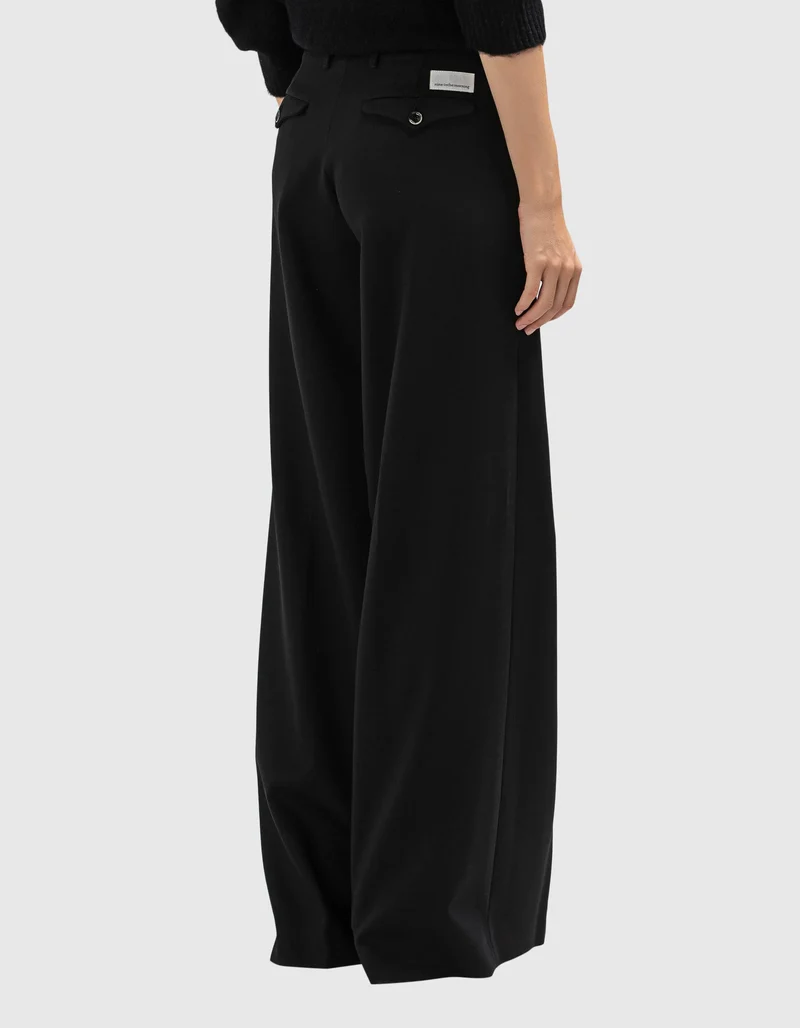 Wide-Leg Woll-Hose Nadia