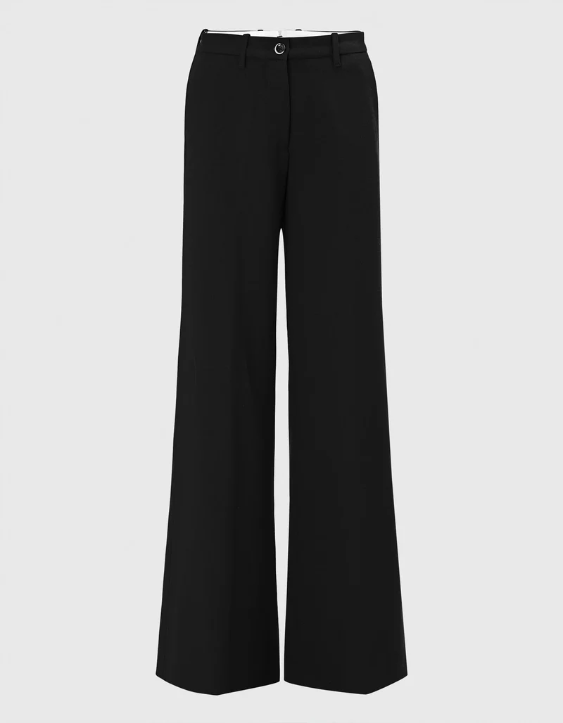Wide-Leg Woll-Hose Nadia