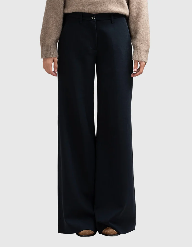 Wide-Leg Woll-Hose Nadia