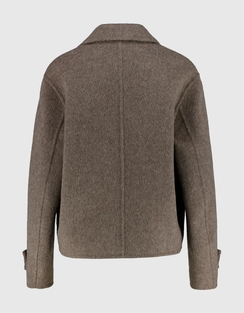 Doppelreihige Woll-Jacke Billie mit Seidenanteil