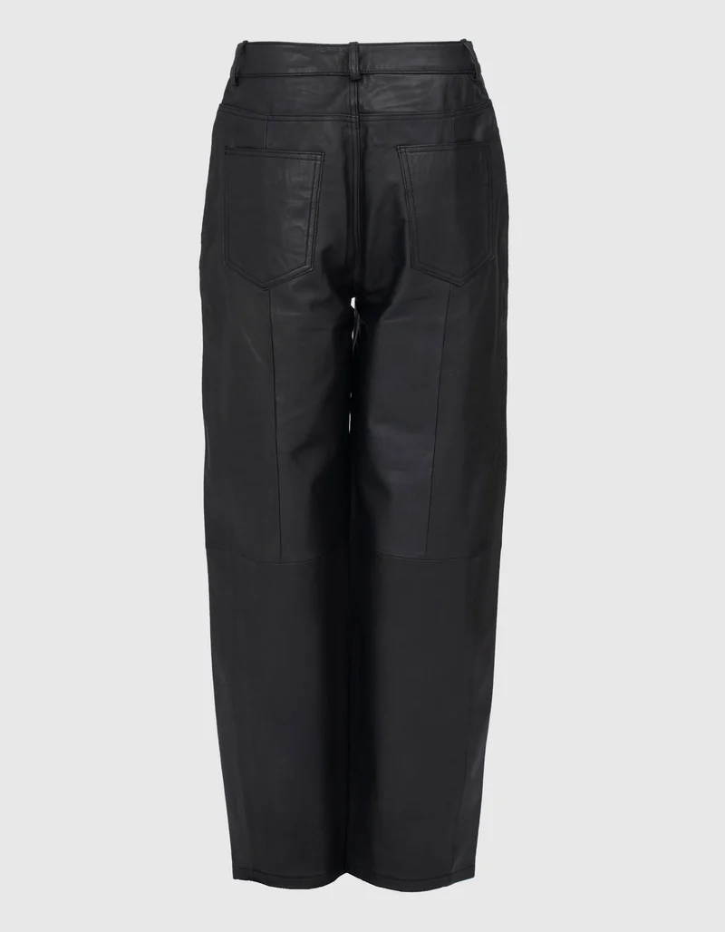 Barrel-Leg Lederhose Fenne