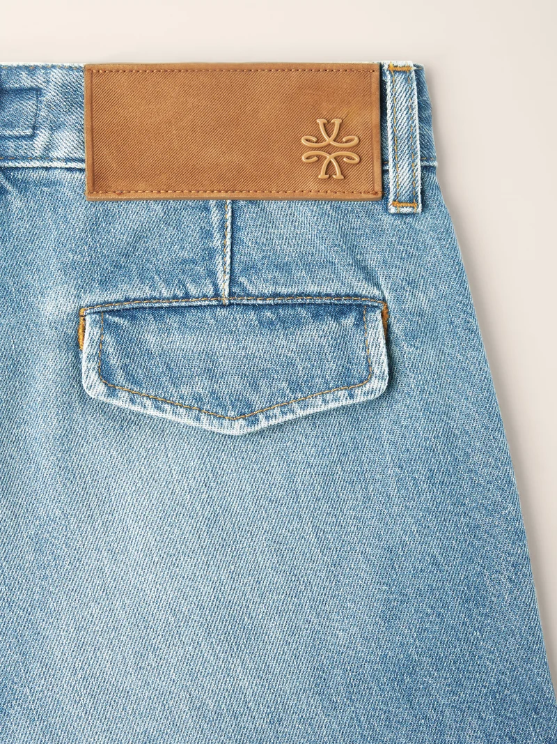 Jenny – Cotton-Lyocell Denim Shorts