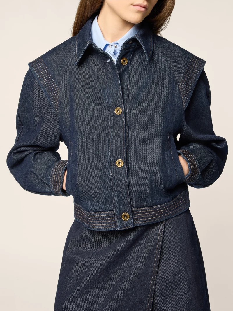 Cotton-Lyocell Denim Jacket