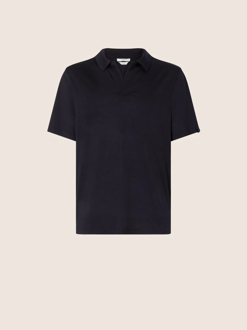 Wool-Cashmere Jersey Polo
