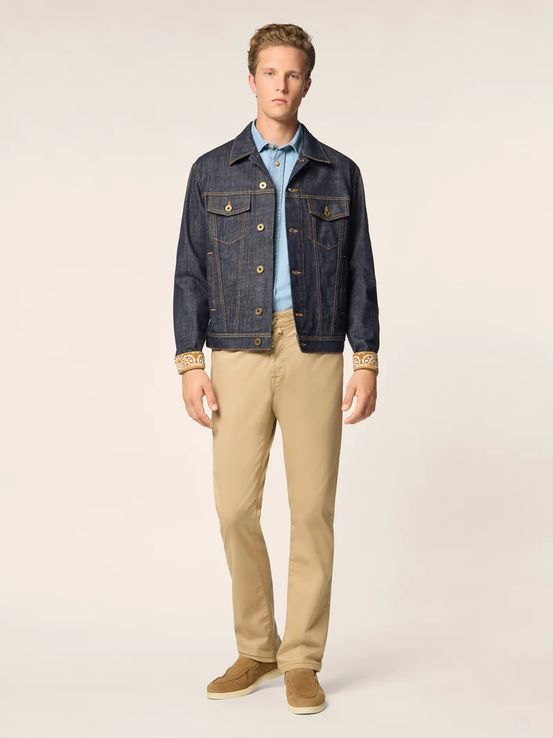 Trucker Jacket in Stretch Denim