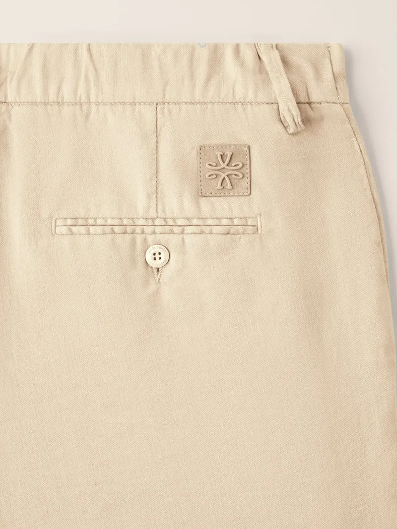Gray – Pants in Cotton and Linen gabardine