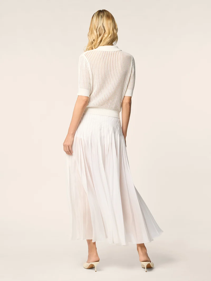 Cotton-Silk Muslin Skirt