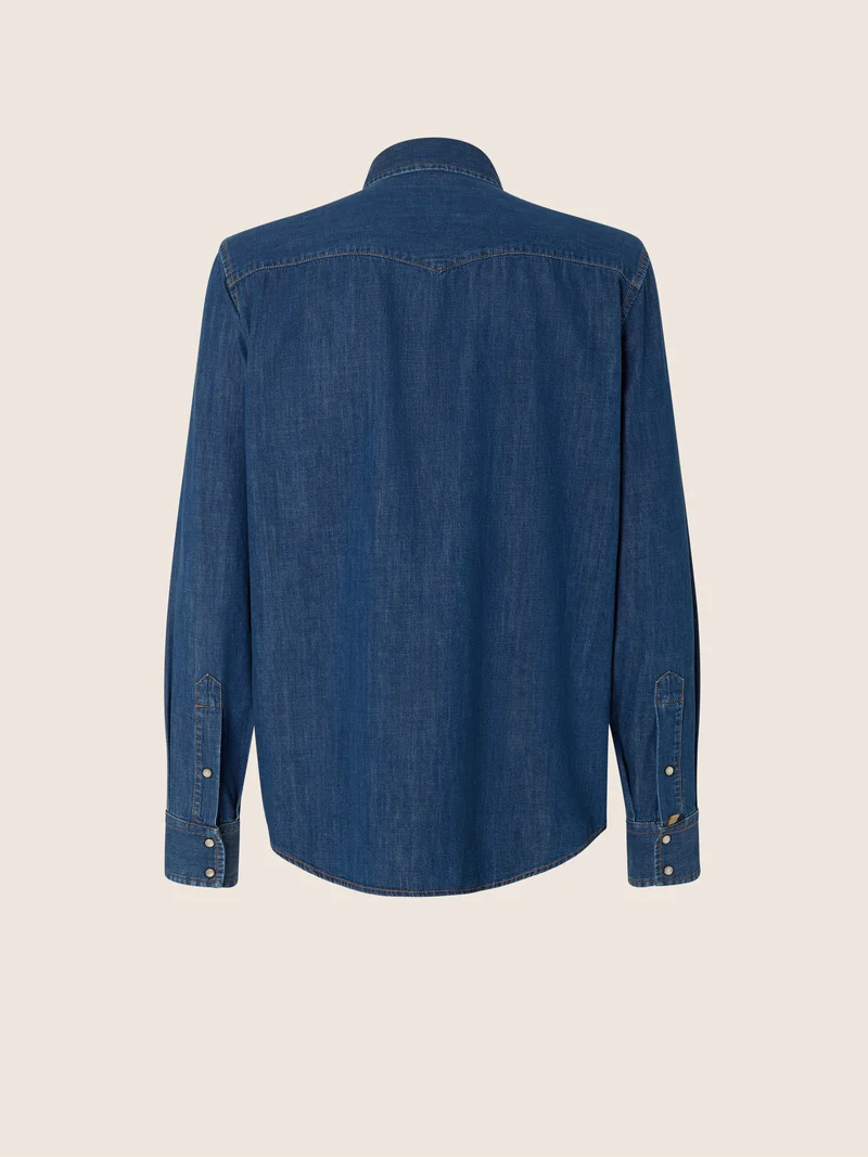 Western Shirt in Lightweight Denim