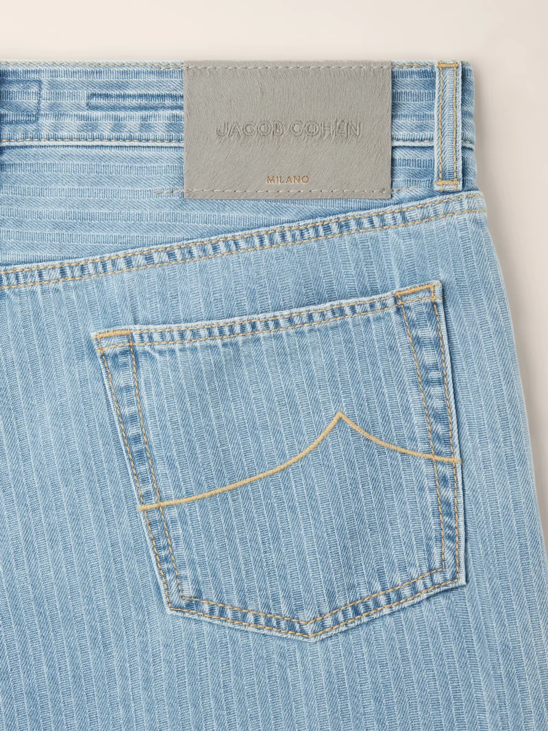 Sean – Jeans in Striped Denim
