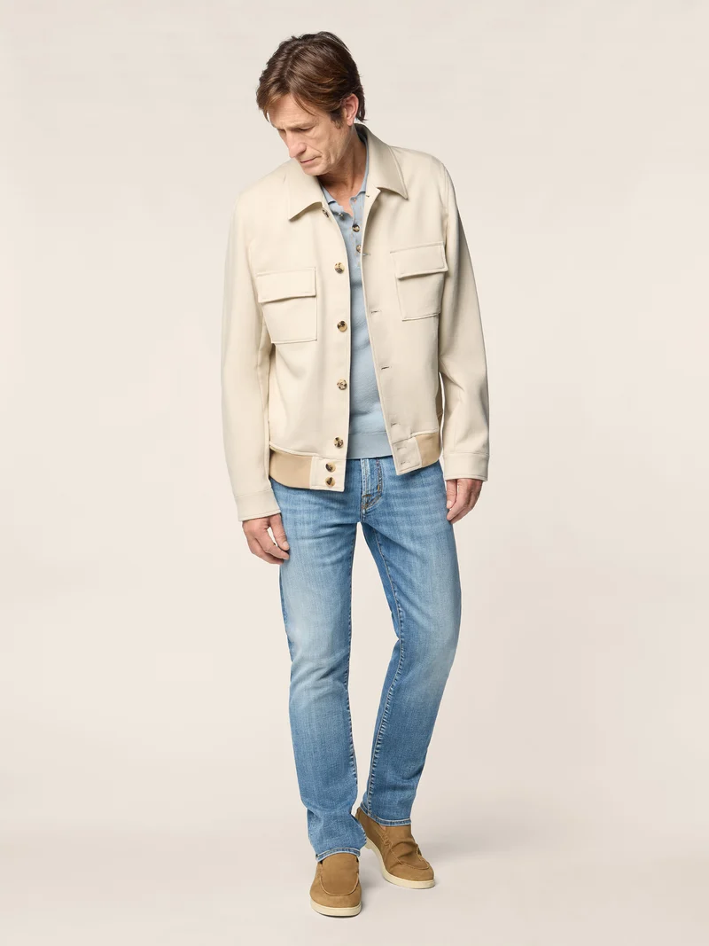Jacket in Cotton Twill