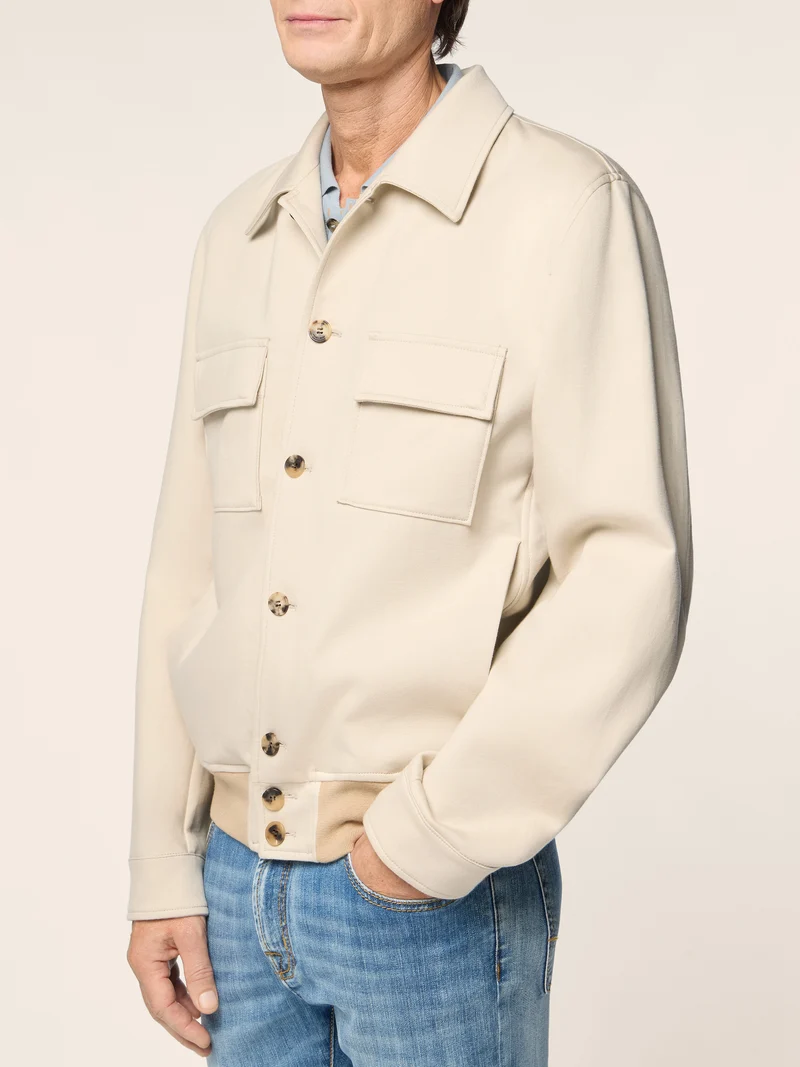 Jacket in Cotton Twill