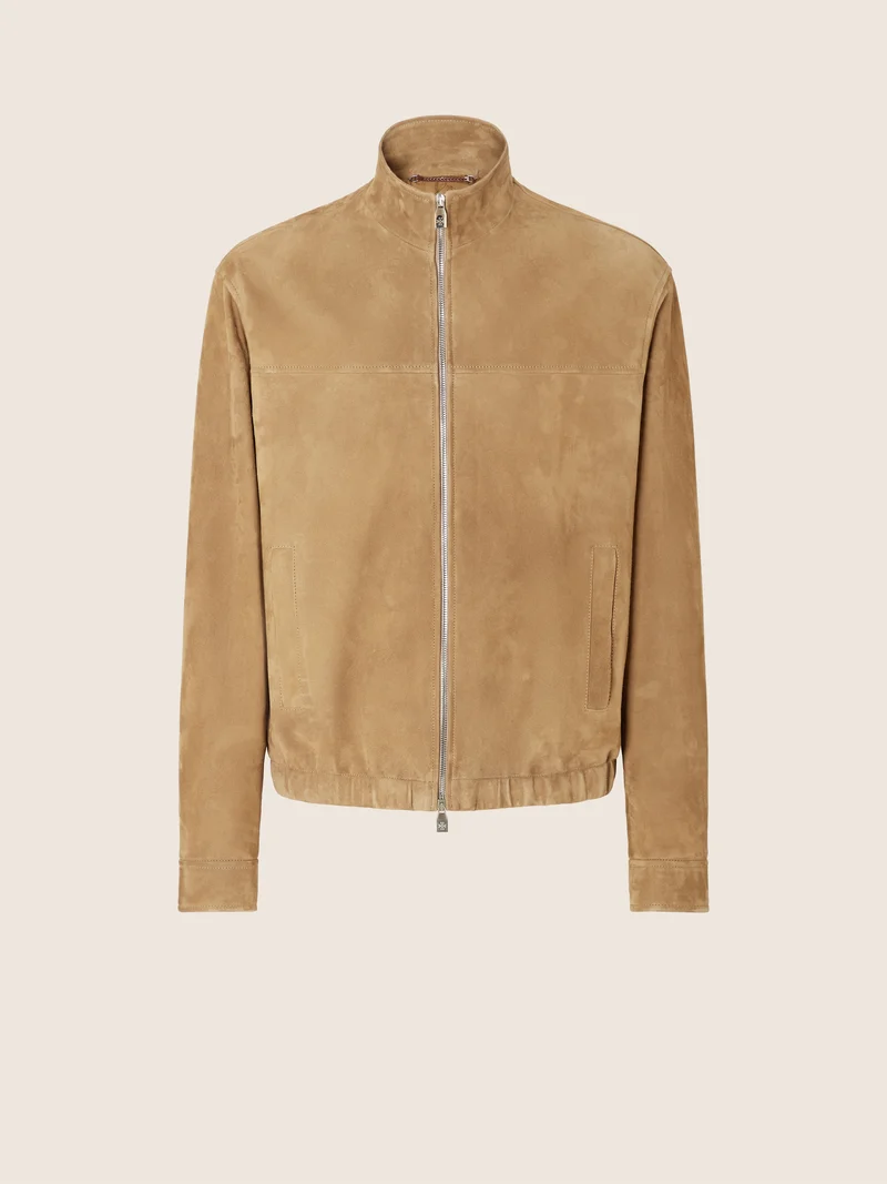 Zipped Jacket in Lambskin