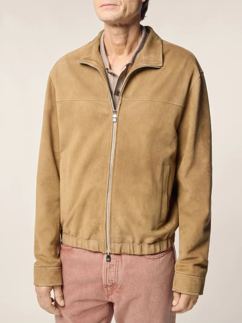 Zipped Jacket in Lambskin
