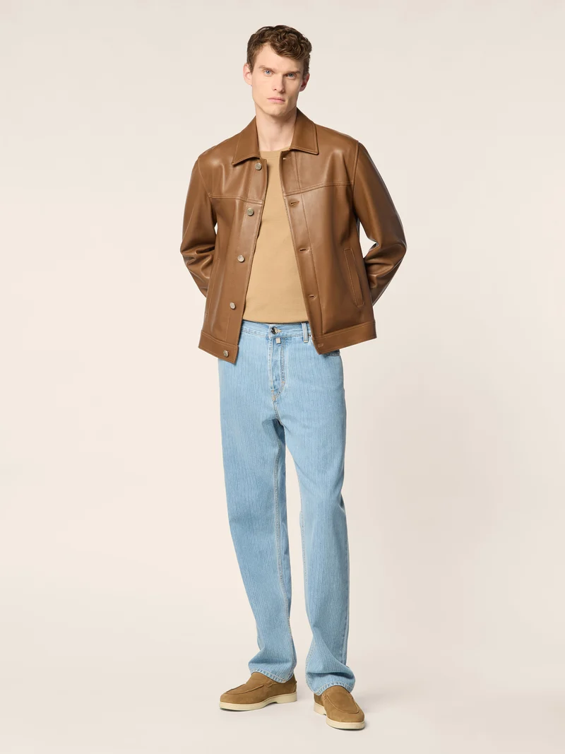 Lambskin Trucker Jacket