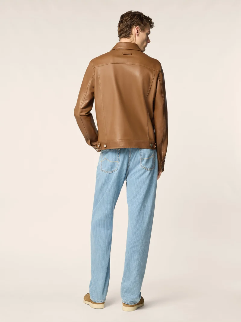 Lambskin Trucker Jacket