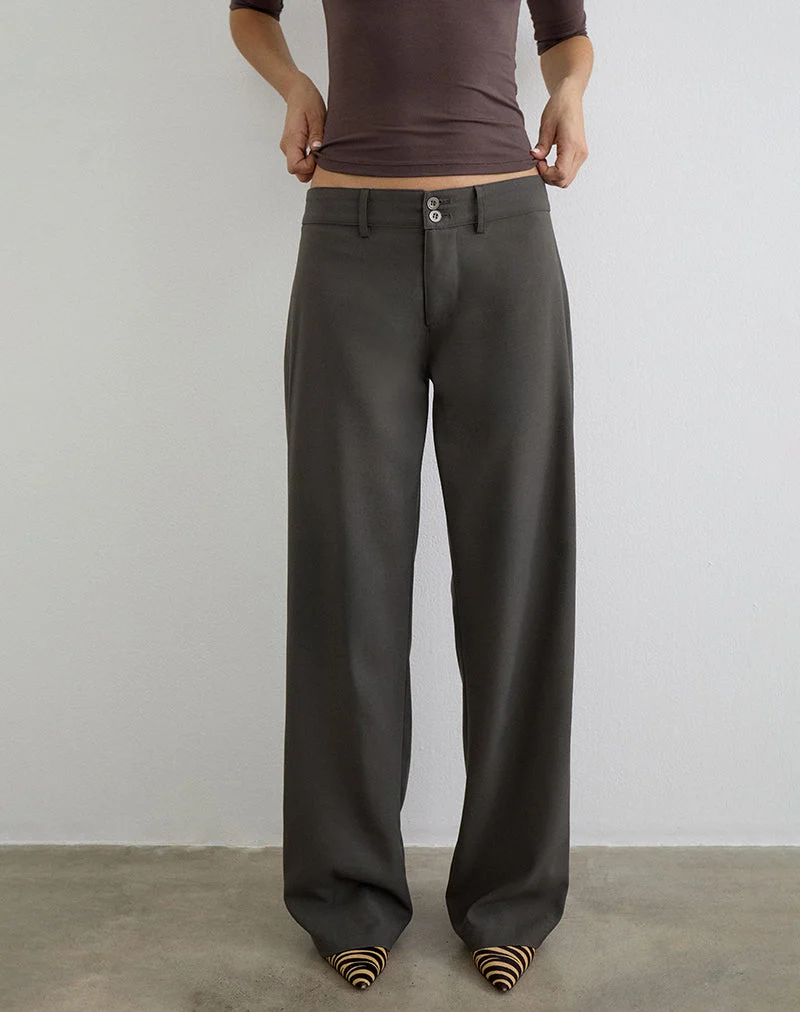 Calza-Hose in Tailoring Warm Grey