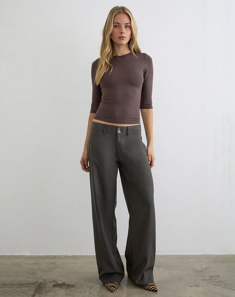 Calza-Hose in Tailoring Warm Grey