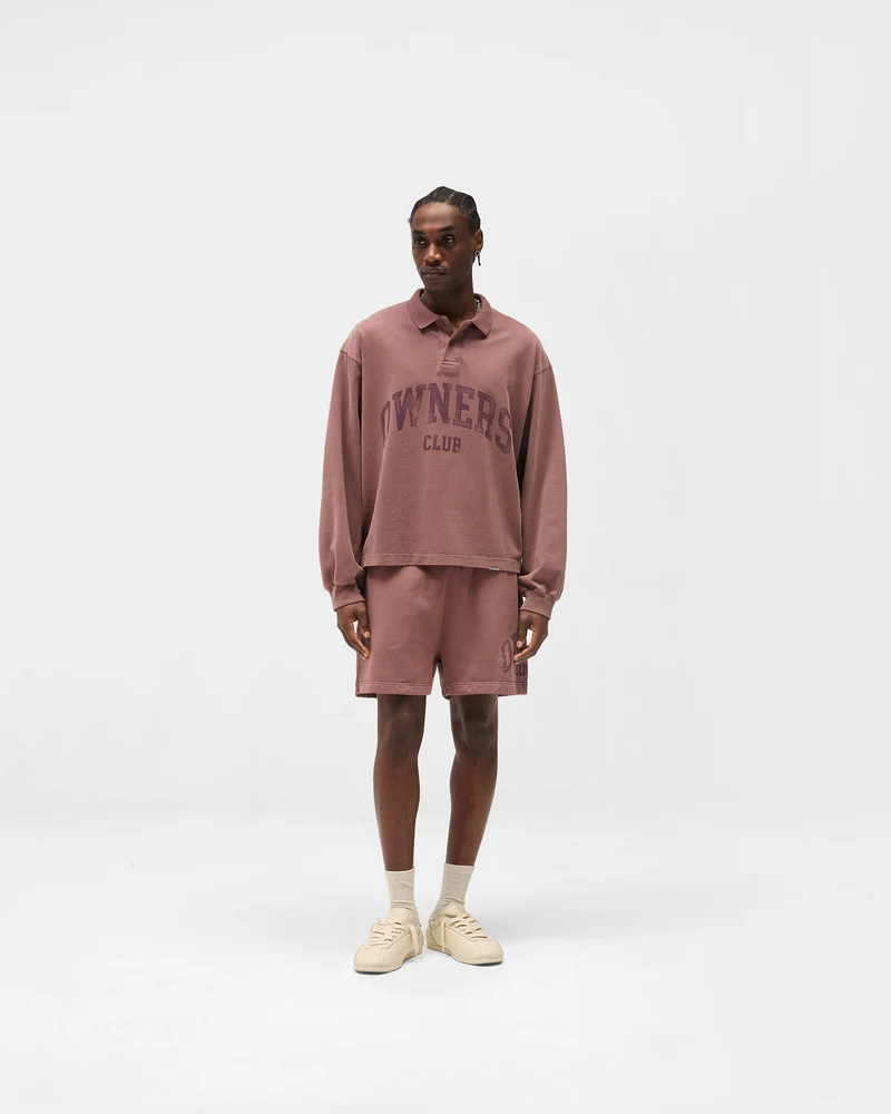 Represent Owners Club Rugby Polo - Smoked Rose