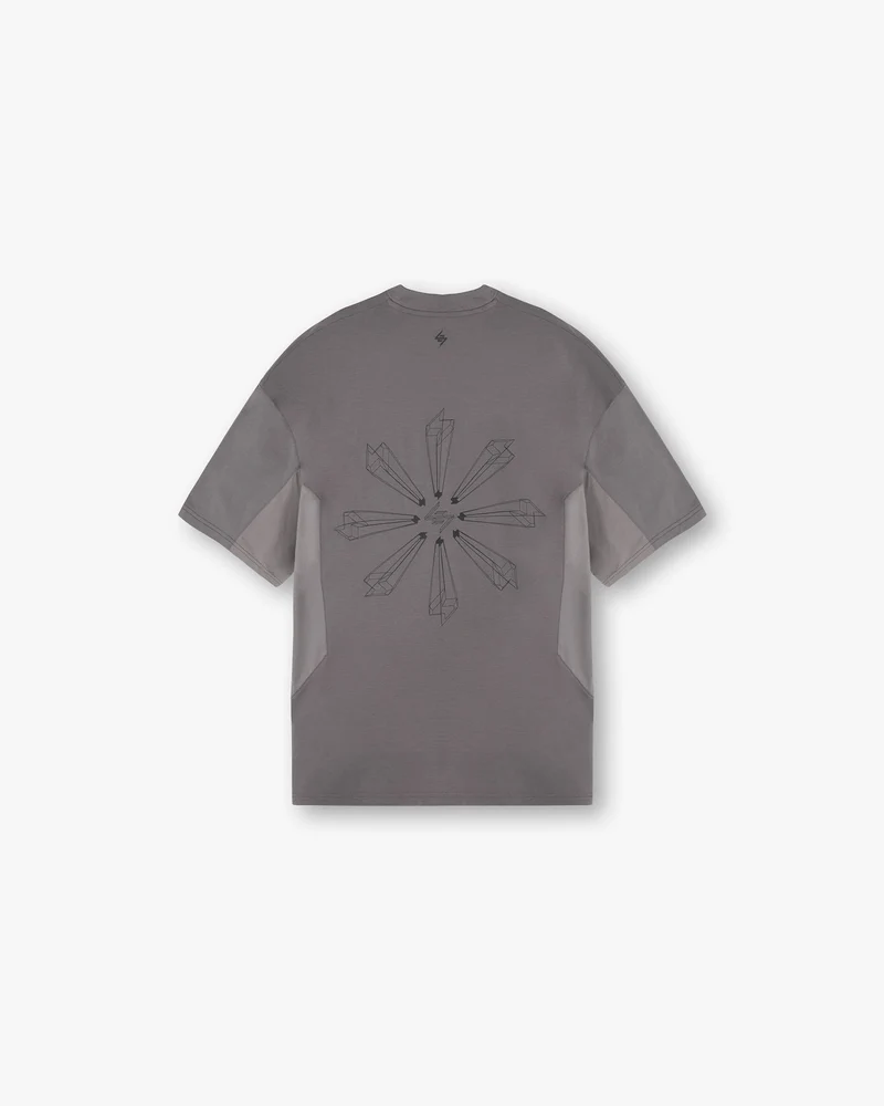 247 Uprising Oversized T-Shirt - Steel