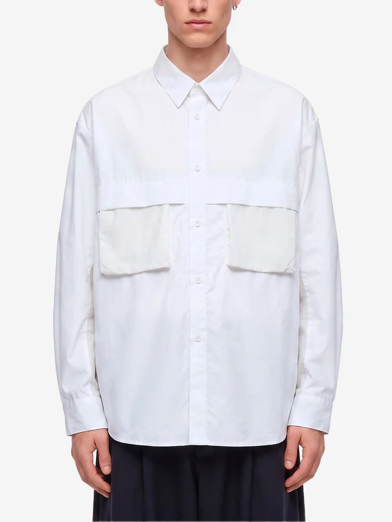 Overshirt funzionale bianca Water Repellent