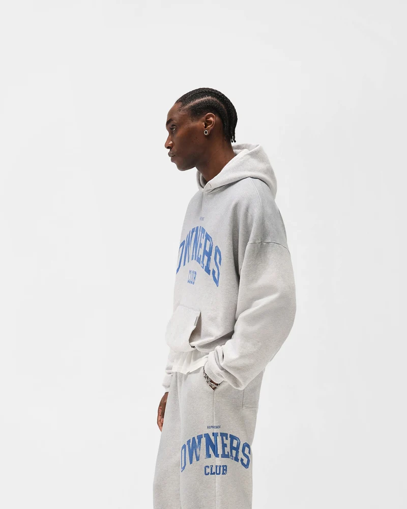 Represent Owners Club Hoodie - Sprayed Ice Grey Marl