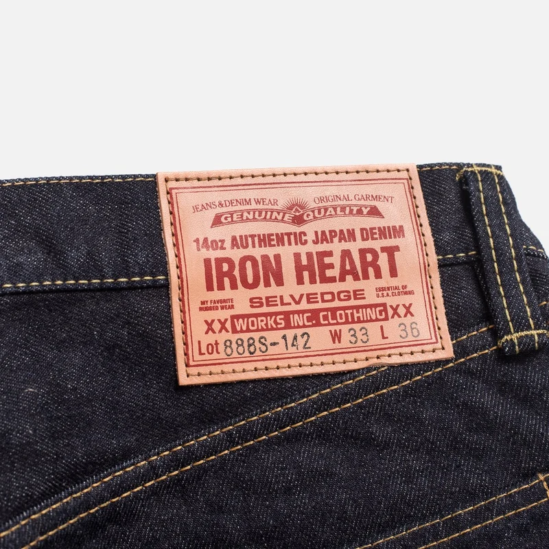 IH-888S-142 14 oz. Medium/High Rise Tapered Indigo