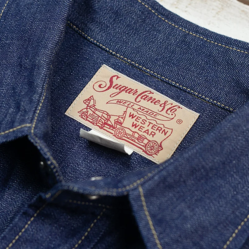 Blue Denim Western Shirt Indigo