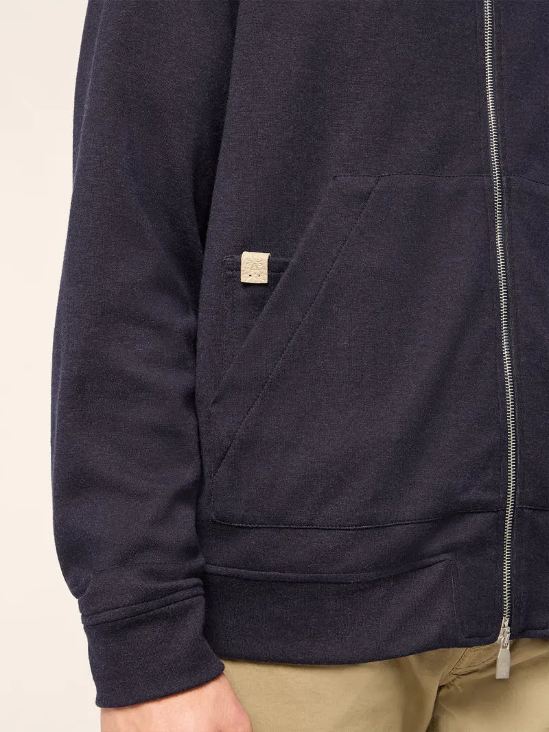 Cotton-Cashmere Jersey Jacket