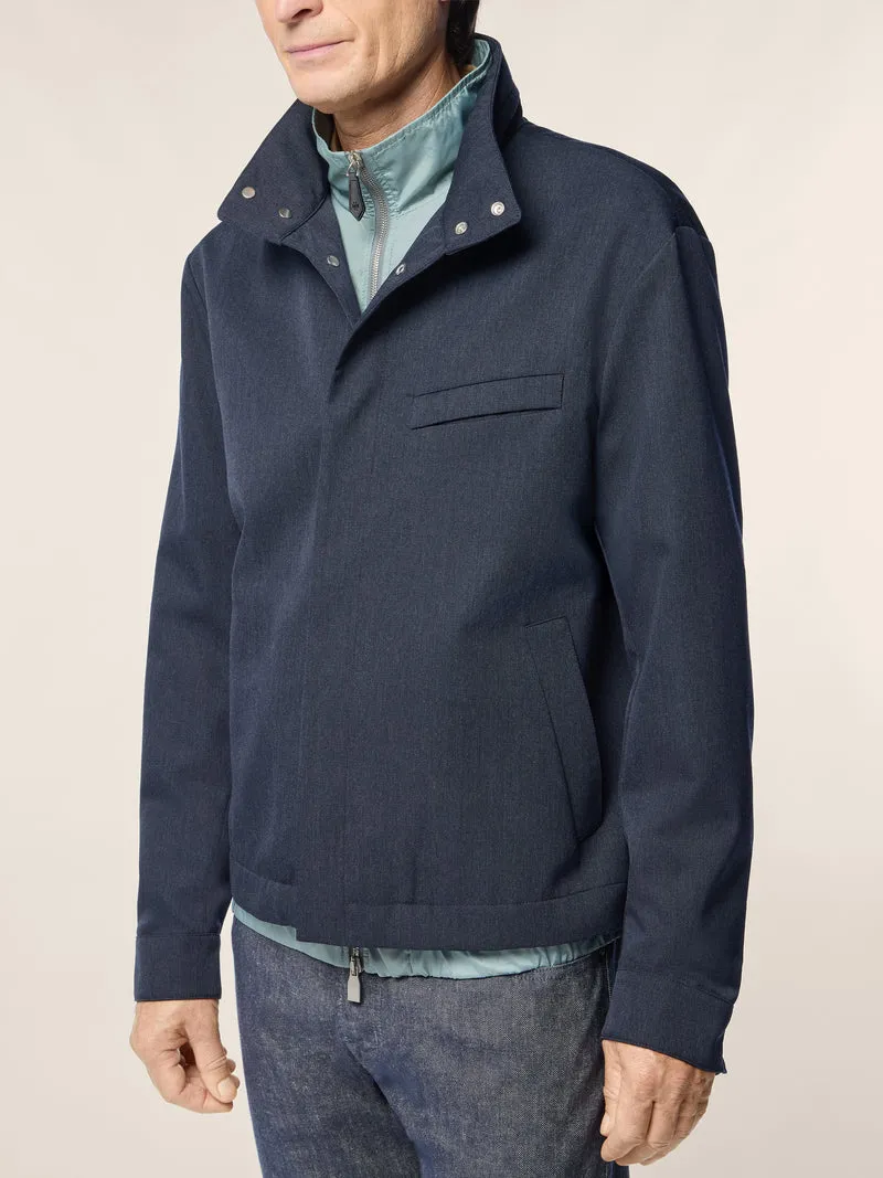 Wool Gabardine Jacket