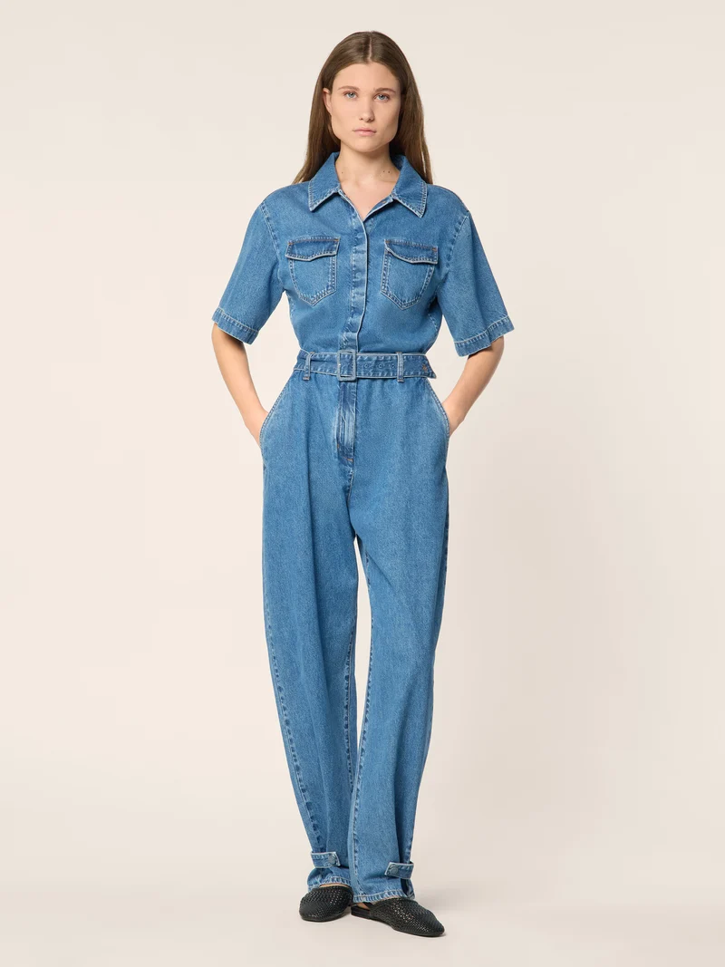 Light Denim Jumpsuit