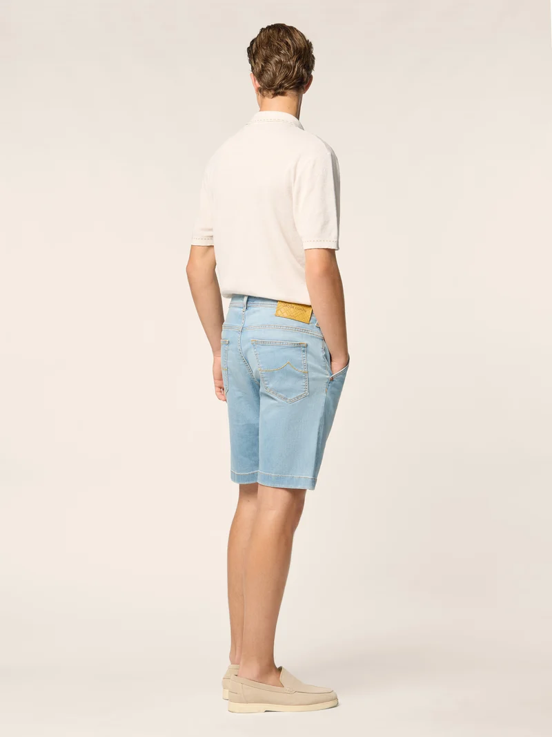 Lou – Bermudas in super stretch denim