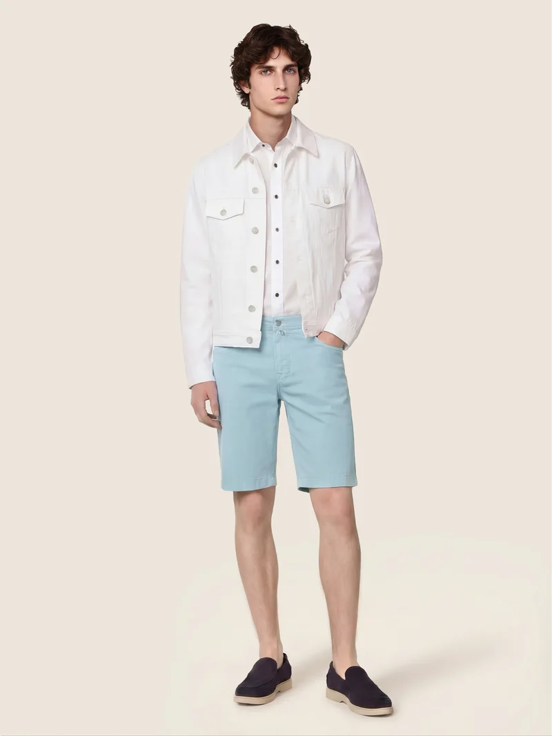 Nicolas – Bermudas in stretch twill
