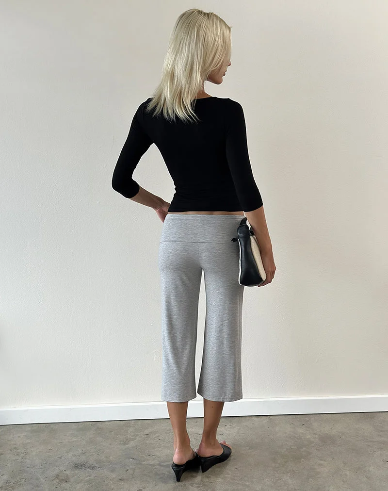 Wanti Capri-Hose in Cupro Grey Marl