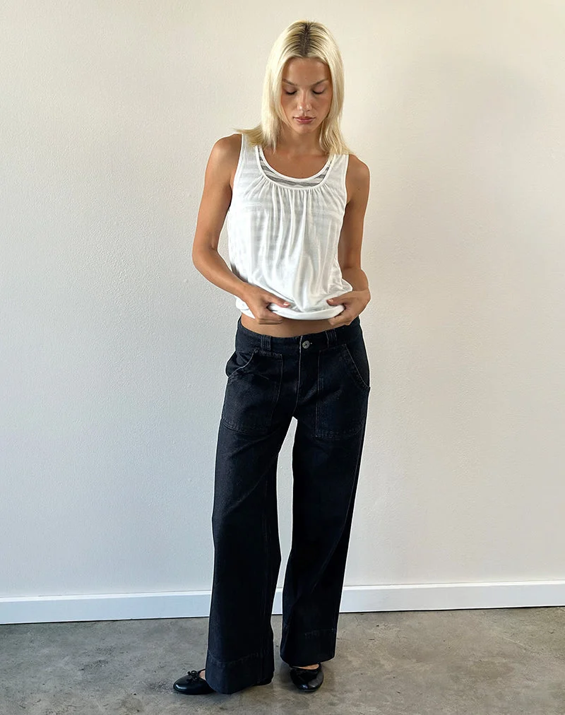 Utility-Zimmermann-Jeans in Indigo