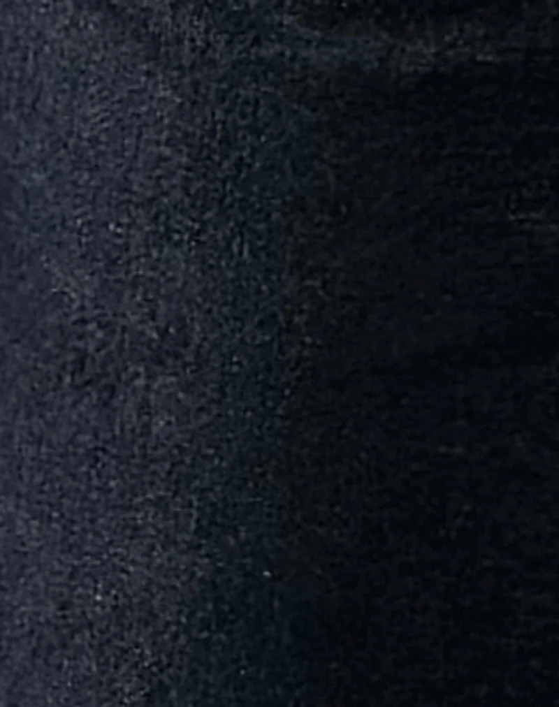 Bootcut-Jeans mit niedriger Leibhöhe in Indigo