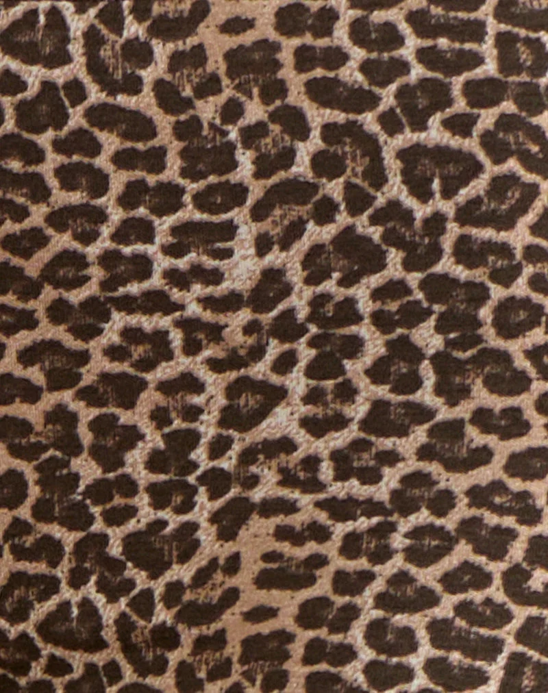 Priu Capri-Hose in Rar Leopard Brown