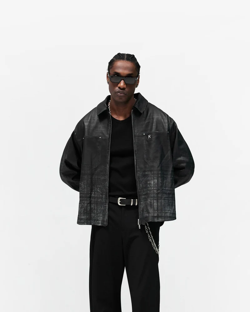 Rodeo Leather Jacket - Jet Black