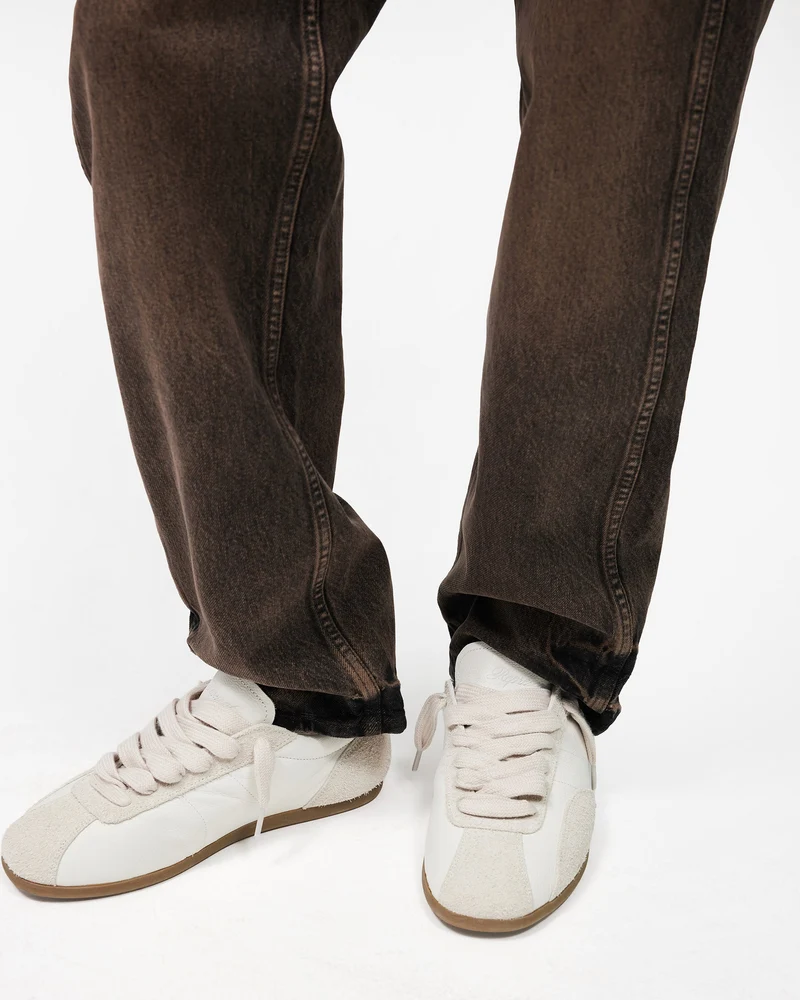 R2 Straight Leg Denim - Bark