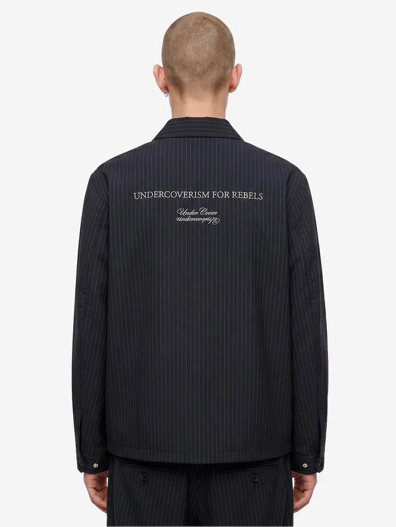 Giacca Pinstripe Coach Jacket