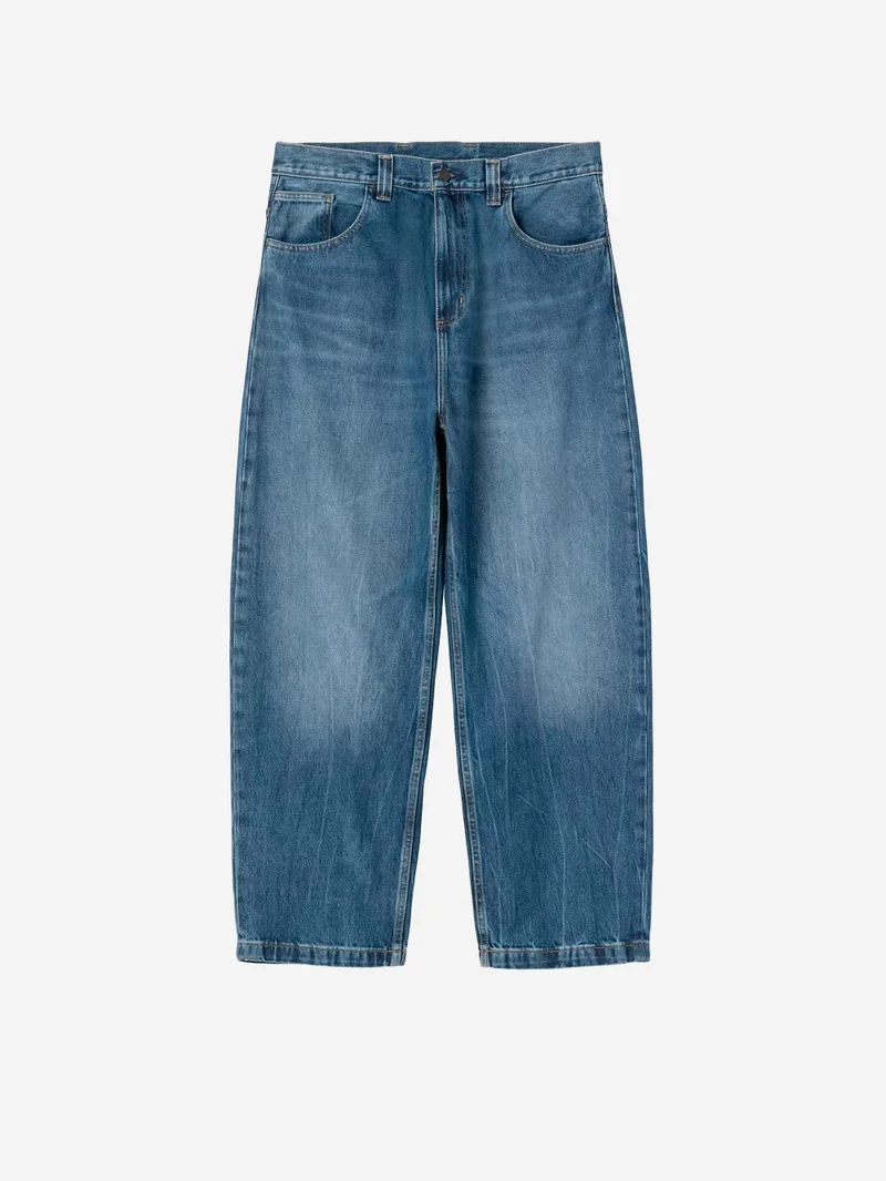 Pantaloni loose 'Brandon' in denim blu used