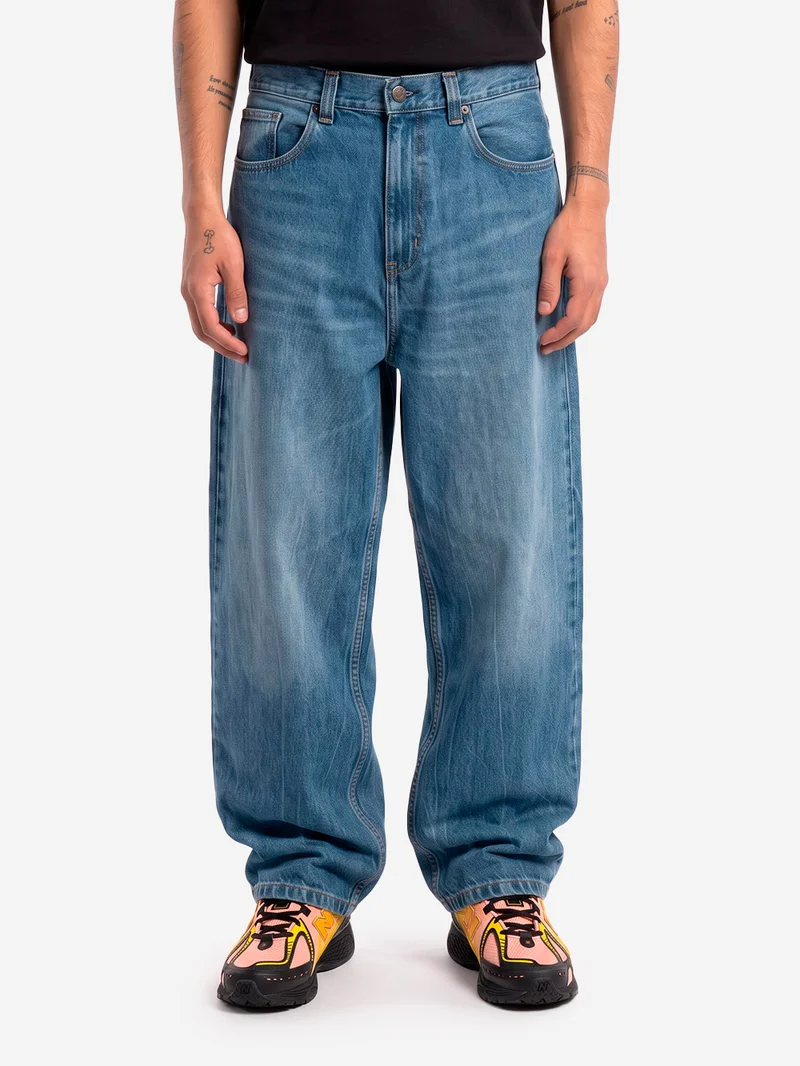 Pantaloni loose 'Brandon' in denim blu used