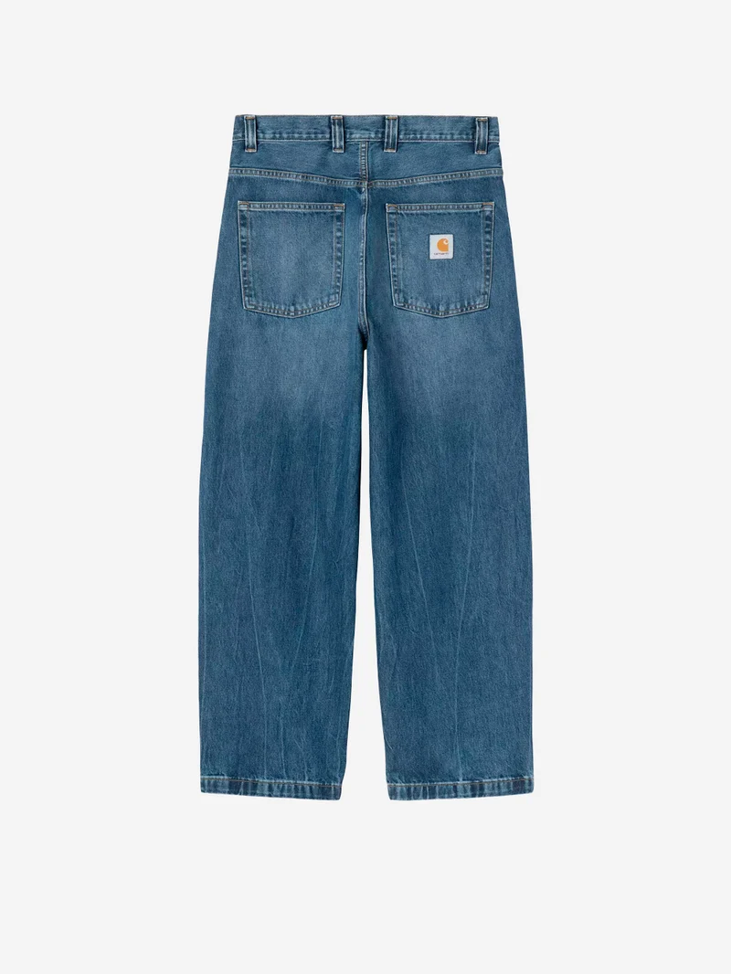 Pantaloni loose 'Brandon' in denim blu used