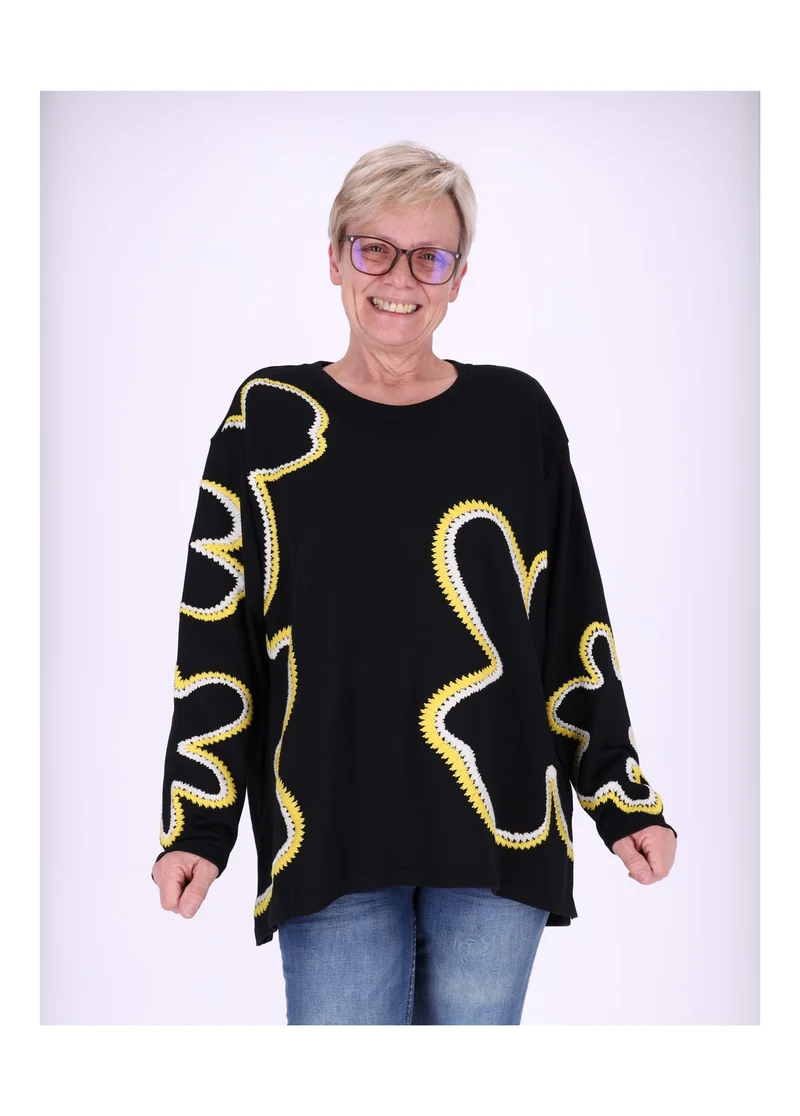 Splash of Color Sweatshirt Damen Blüte