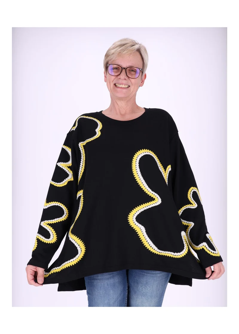 Splash of Color Sweatshirt Damen Blüte