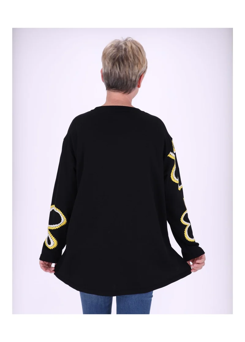 Splash of Color Sweatshirt Damen Blüte