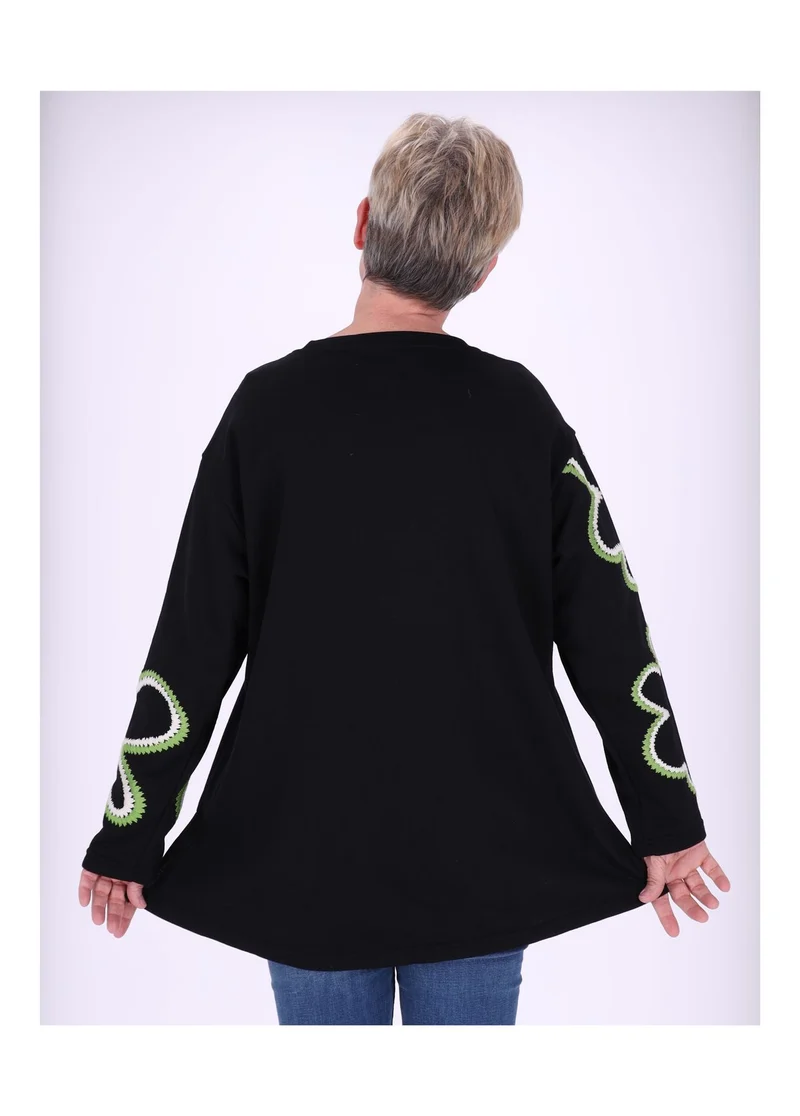 Splash of Color Sweatshirt Damen Blüte
