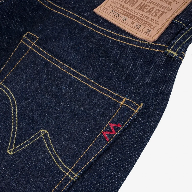 IH-777S-18 18 oz. Slim Tapered Vintage Selvedge